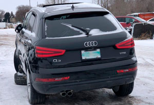 black audi